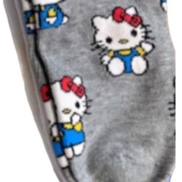 Hello Kitty grey socks New RARE limited Sanrio Womens Socks NEW - Picture 2 of 4